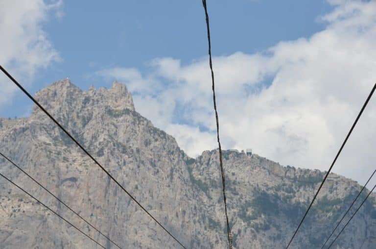 Crimea, Ai-Petri – mountain with lines, July 2013 (Crimea)