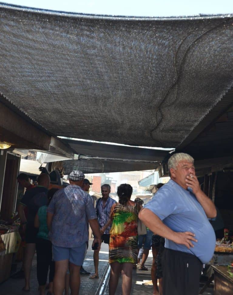 Crimea, Ai-Petri – blue shirt, July 2013 (Crimea)