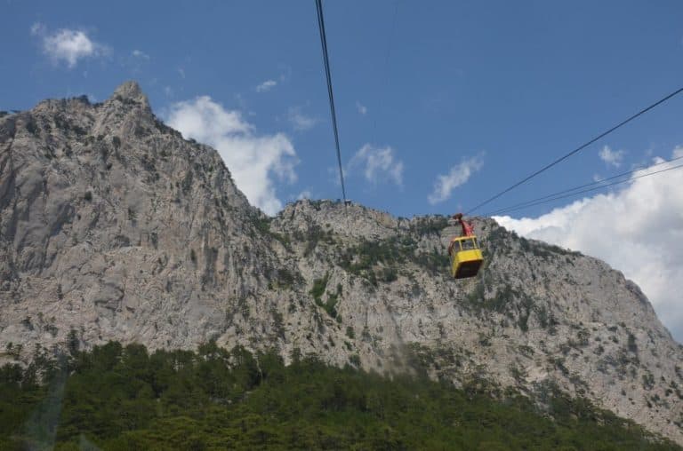 Crimea, Ai-Petri – ropeway, July 2013 (Crimea)