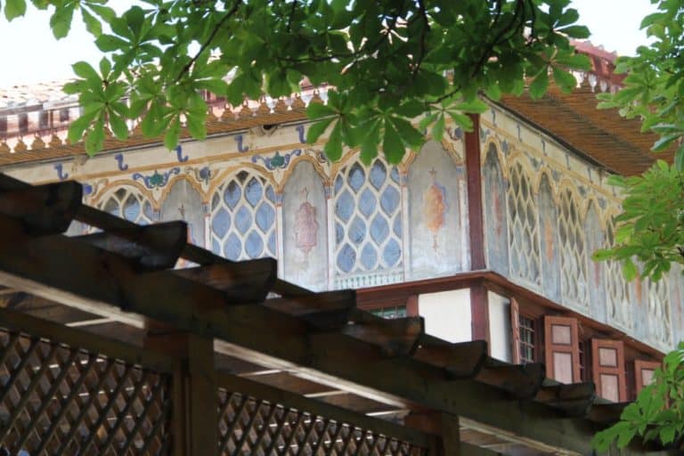 Crimea, Bakhchisarai – framed by branches, July 2013 (Bakhchisarai)