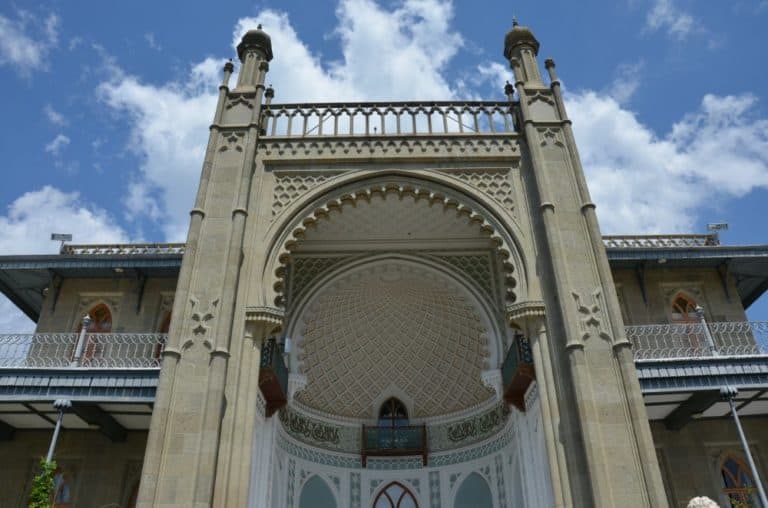 Crimea, Vorontsuov Palace – front, July 2013 (Crimea)
