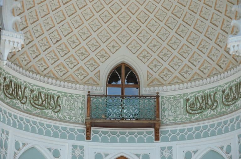 Crimea, Vorontsuov Palace – ceiling, July 2013 (Crimea)