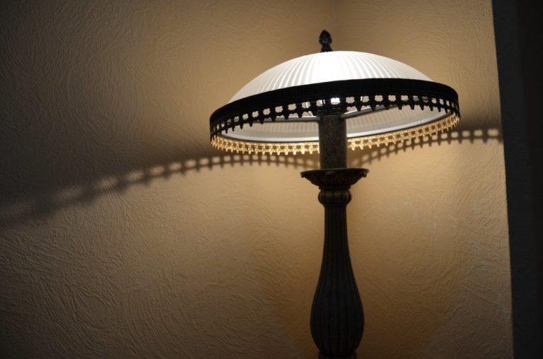 Ukraine, Yalta – lamp in room, July 2013 (Yalta)