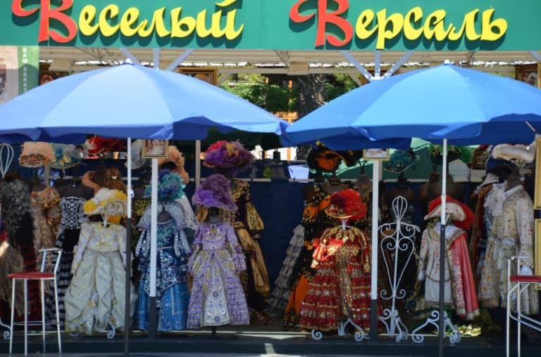 Ukraine, Yalta – lots of costumes, July 2013 (Yalta)