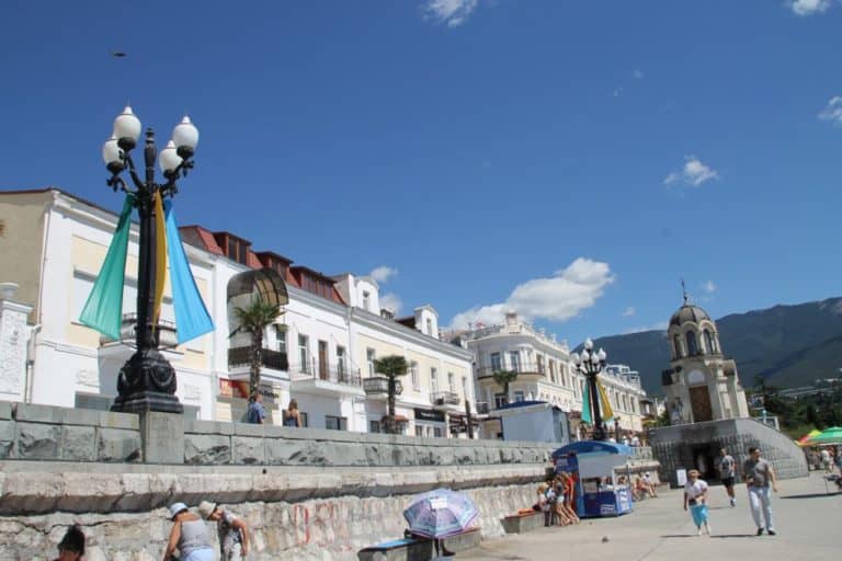 Ukraine, Yalta – promenade, July 2013 (Yalta)