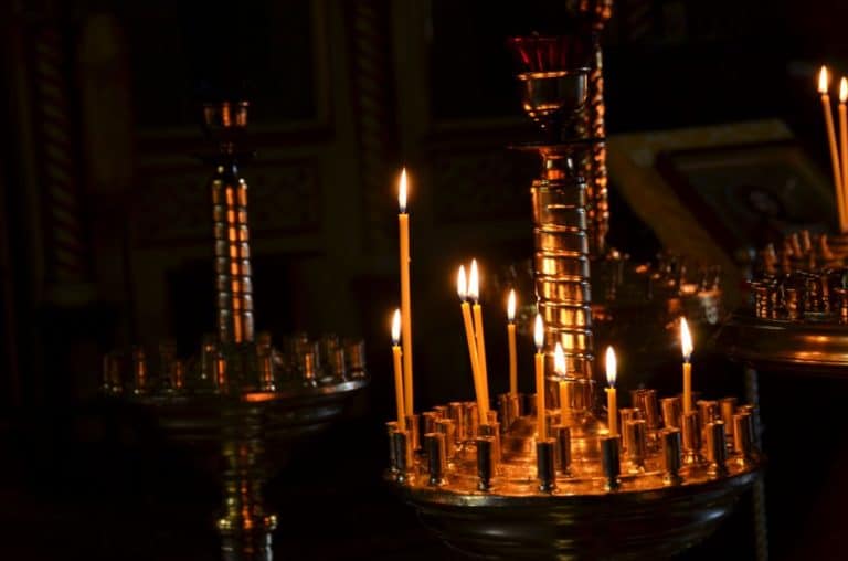 Ukraine, Yalta – candles, July 2013 (Yalta)