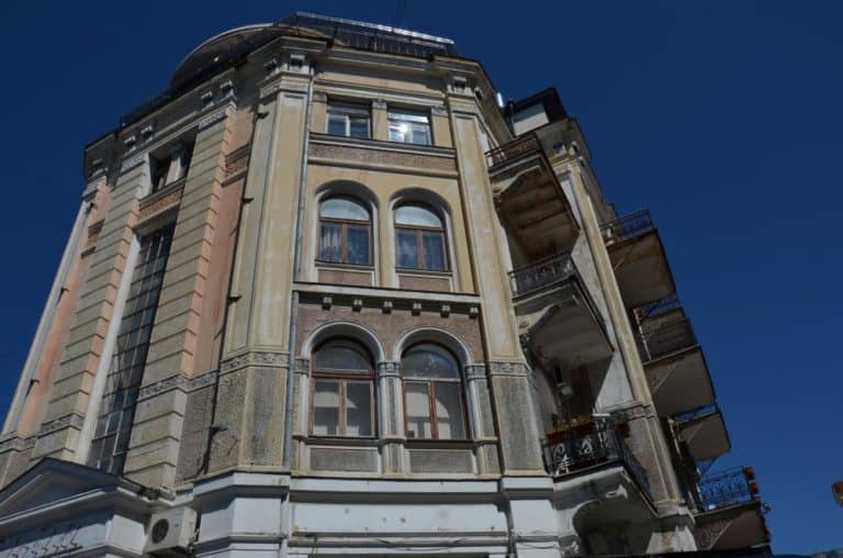 Ukraine, Yalta – building, July 2013 (Yalta)