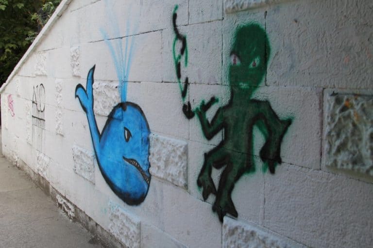 Ukraine, Yalta – graffiti, July 2013 (Yalta)