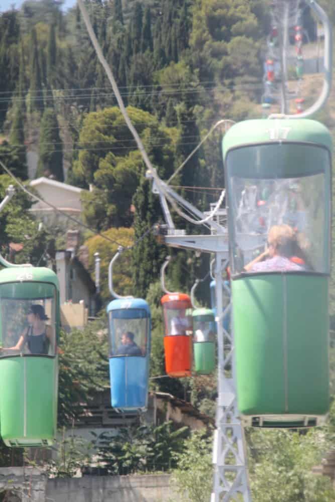 Ukraine, Yalta – ropeway, July 2013 (Yalta)