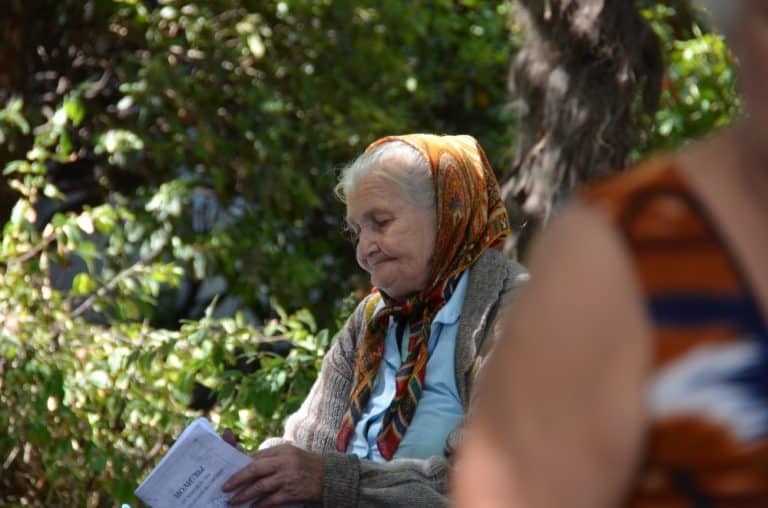Ukraine, Yalta – babushka, July 2013 (Yalta)