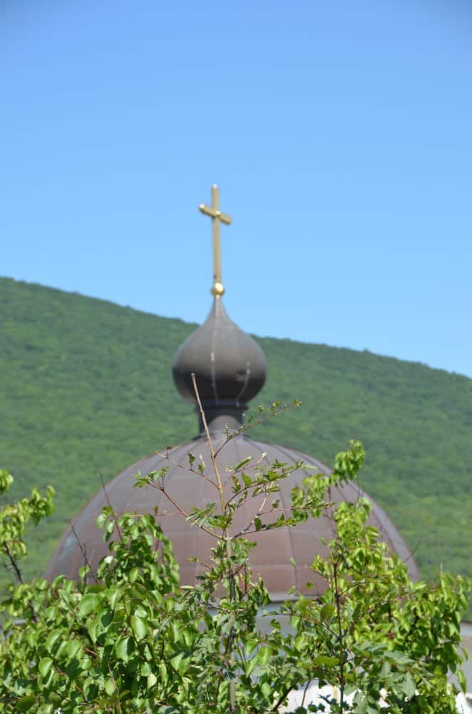 Crimea – church and green, July 2013 (Crimea)