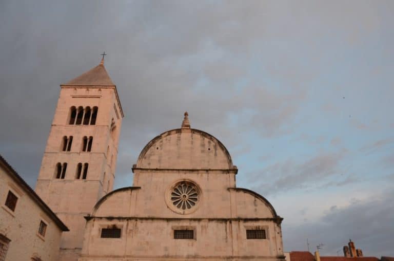Croatia, Zadar – church in the warm light, July 2014 (Zadar)