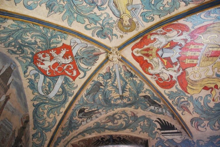 Czech, Prague – decorative ceiling, Sept.2013 (Prague)