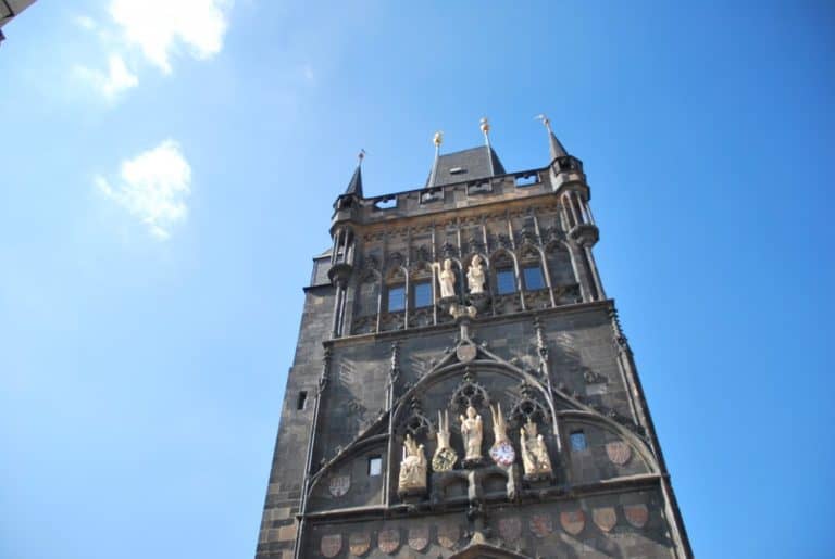 Czech, Prague – tower of bridge, Sept.2013 (Praga)