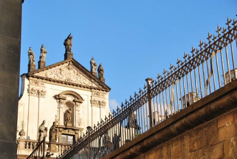 Czech, Prague – church and fence, Sept.2013 (Praga)