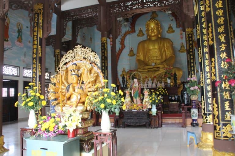 Un tempio di Da Nang in Vietnam