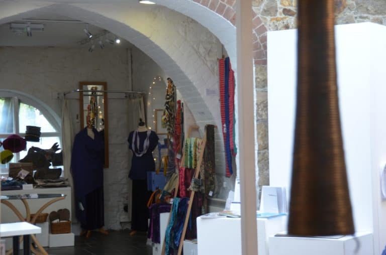 Bovey Tracey – inside the craft shop, May 2015 (Dartmoor)