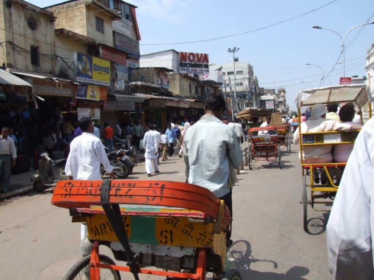 India, Delhi – rickshaw, Sept. 2006 (Delhi)