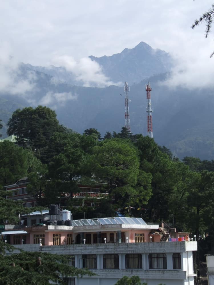 India, Dharamsala – view, Sept.2006 (Dharamsala)
