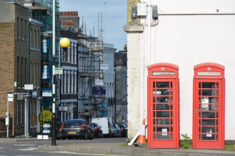 Dorchester – phone boxes, May 2015 (Dorset)