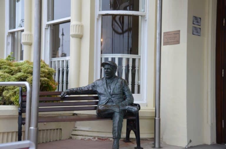 Isle of Man, Douglas – local man, May 2014 (Isle of Man)