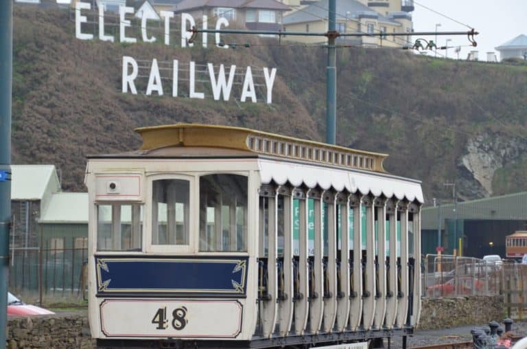 Isle of Man, Douglas – sign, May 2014 (Isle of Man)