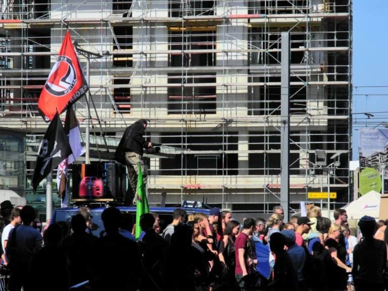 Una manifestazione antigovernativa