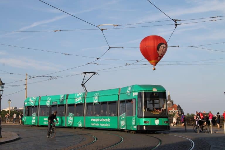 città – rosso e verde, Agosto 2015 (Dresda)