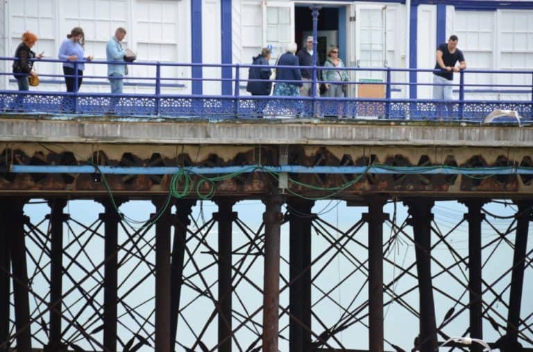 England, Eastbourne – people on pier, July 2014 (Eastbourne)