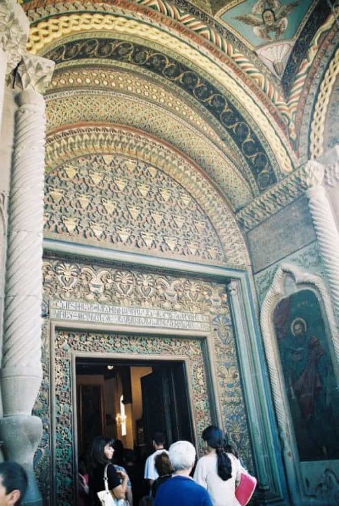 Armenia, Echmiadzin – entrance, Autumn 2005