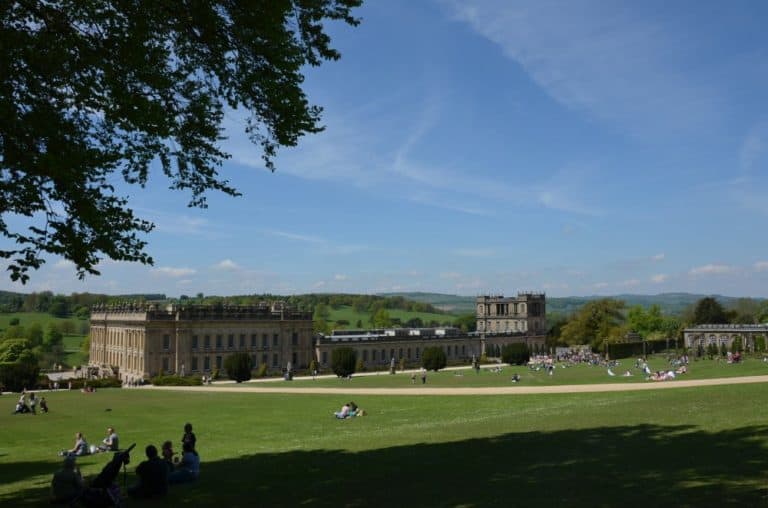 Inghilterra, Chatsworth – panoramica, maggio 2013