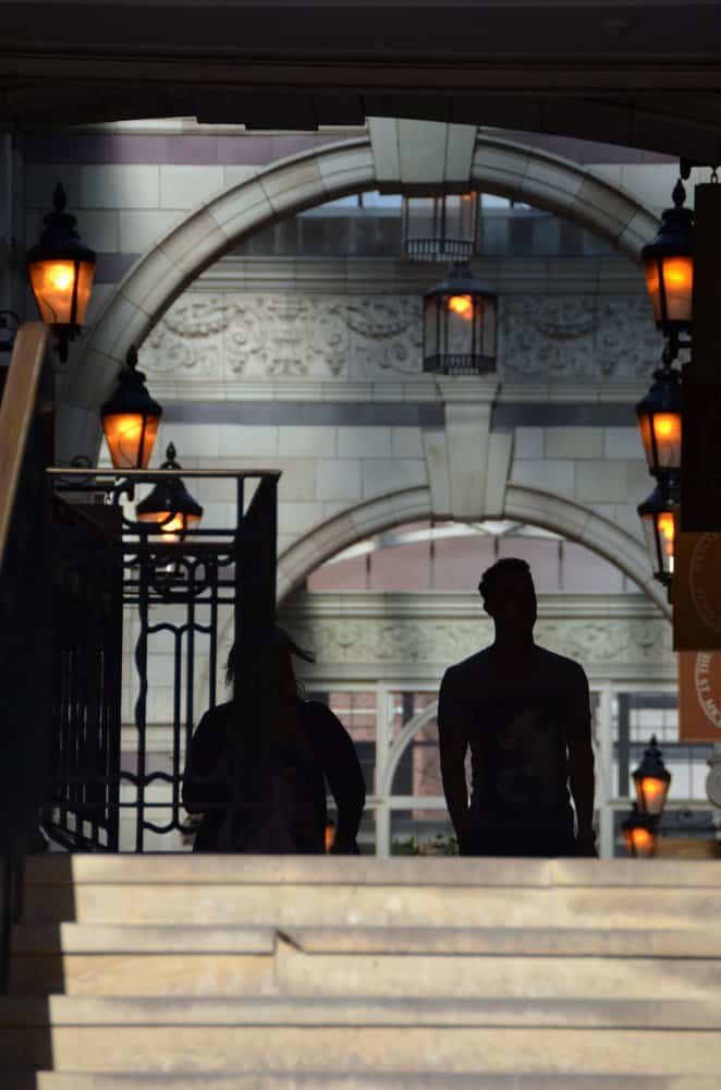 イングランド、チェスター－人影 2013年５月 (チェスター)