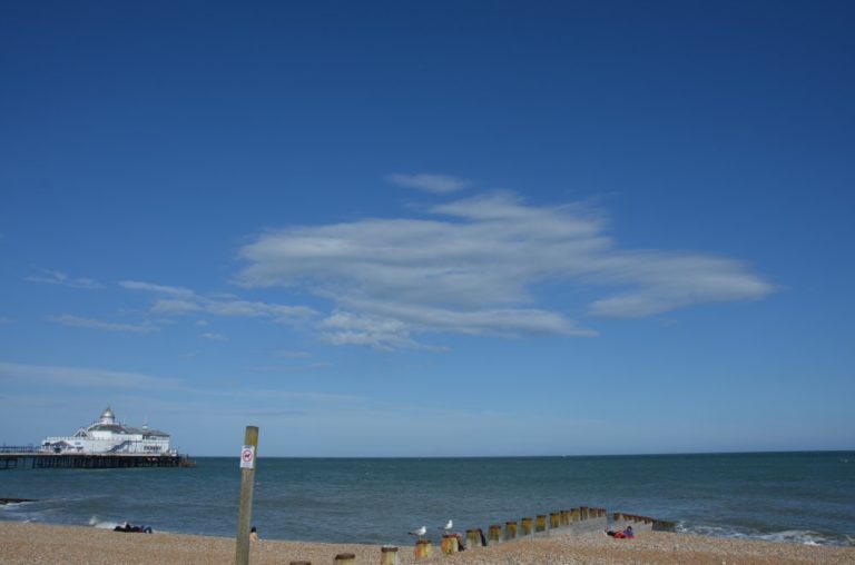 England, Eastbourne – sky and sea, July 2014 (Eastbourne)