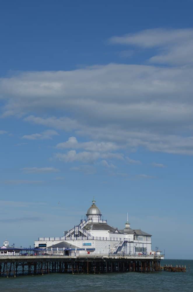 England, Eastbourne – sky and pier, July 2014 (Eastbourne)
