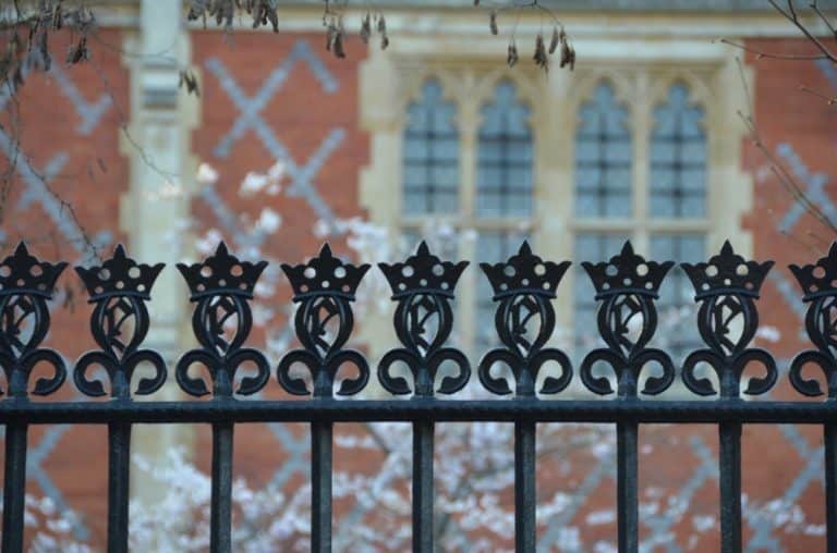 Inghilterra, Eton  – recinzione, mar.2014 (Windsor)