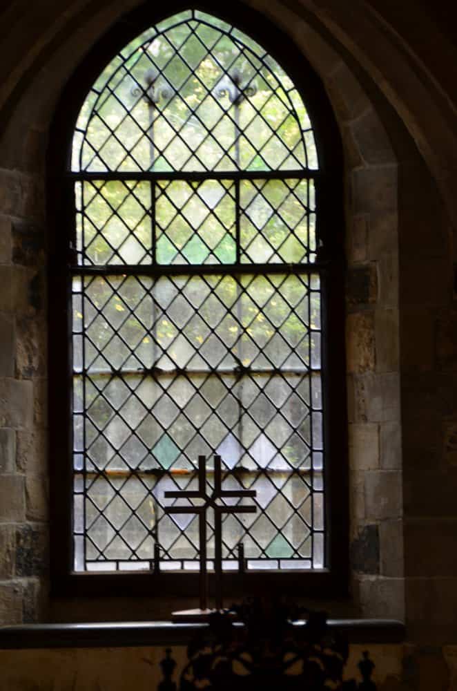 Inghilterra, Rochester – finestra della cattedrale, giugno 2013