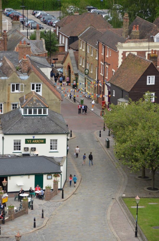 Inghilterra, Rochester – dall’alto, giugno 2013