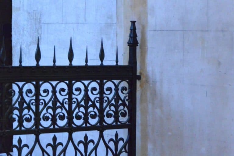 St.Albans – cancello nella cattedrale, Mar.2015