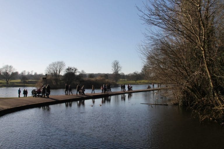St.Albans – persone e lago, Mar.2015