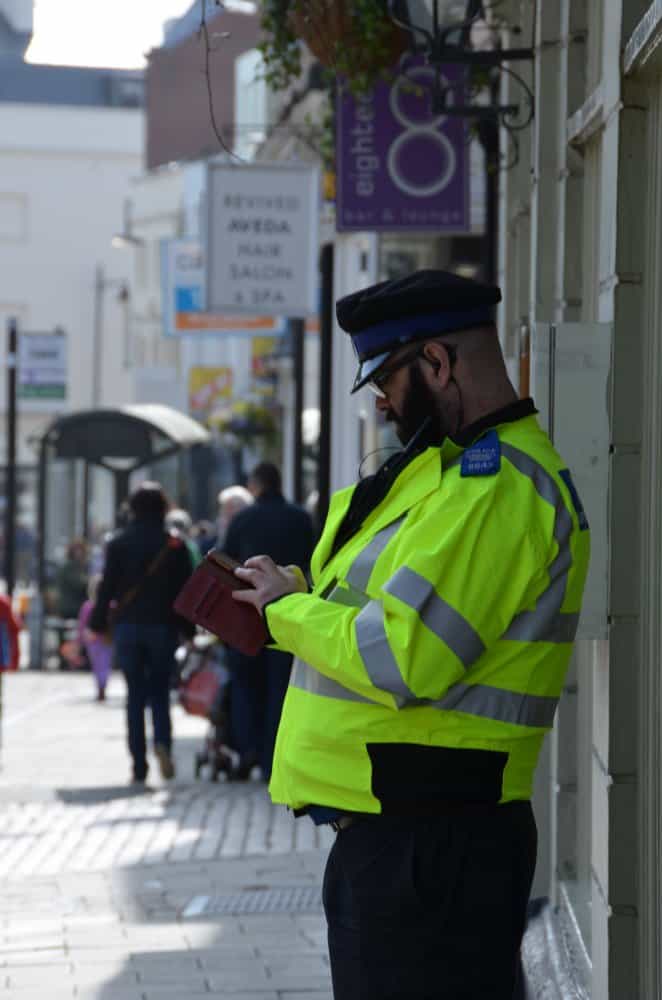 Inghilterra, Windsor  – poliziotto, mar.2014 (Windsor)