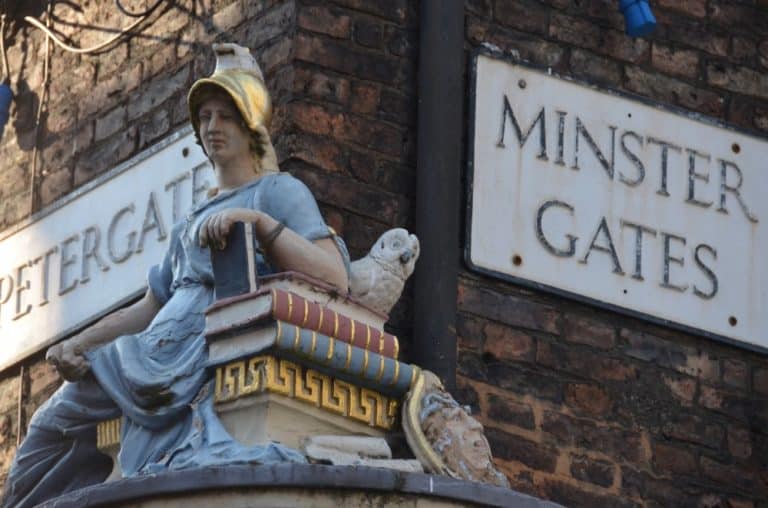 England, York – Minster Gates, May 2013 (York)