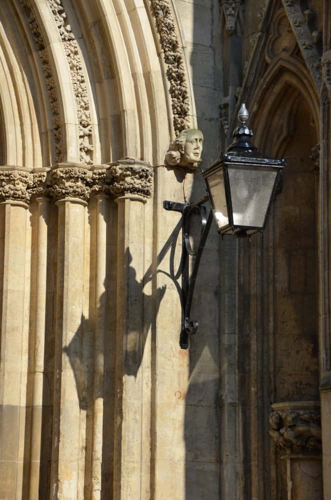 England, York – lamp and its shadow, May 2013 (York)