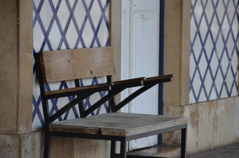 Portugal, Entroncamento – bench, Nov.2014 (Entroncamento)