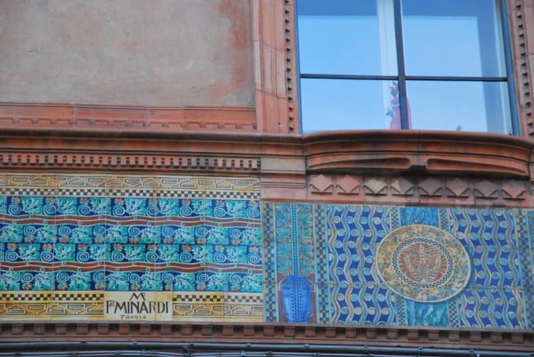 Faenza – beautiful wall, Feb.2015 (Emilia-Romaña)
