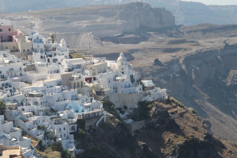 Greece, Santorini, Fira – town in nature, Aug. 2013 (Santorini)