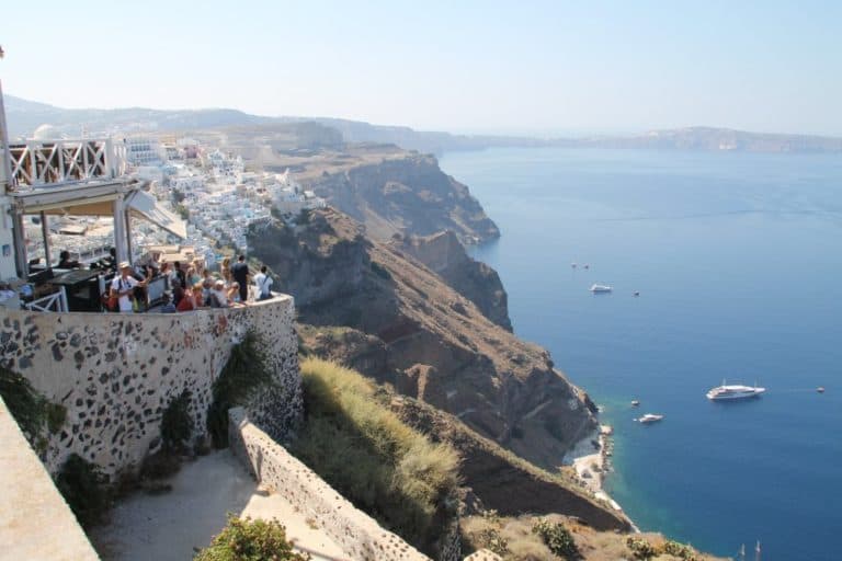 Greece, Santorini, Fira – lookout, Aug. 2013 (Santorini)