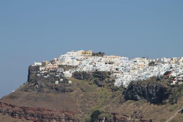 Greece, Santorini, Fira – town on cliff, Aug. 2013 (Santorini)