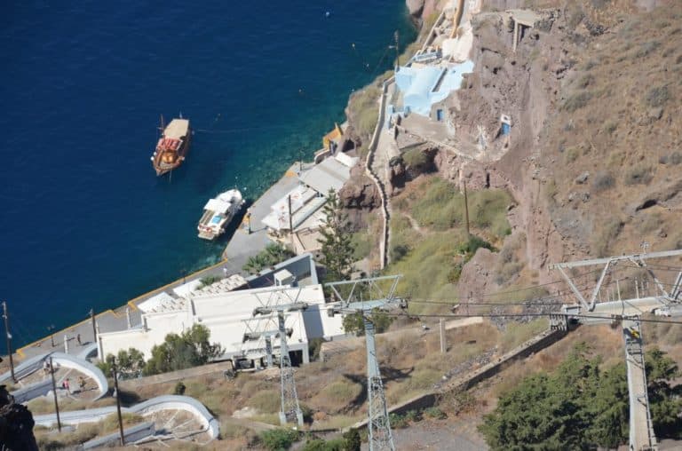 Greece, Santorini, Fira – cable car, Aug. 2013 (Santorini)