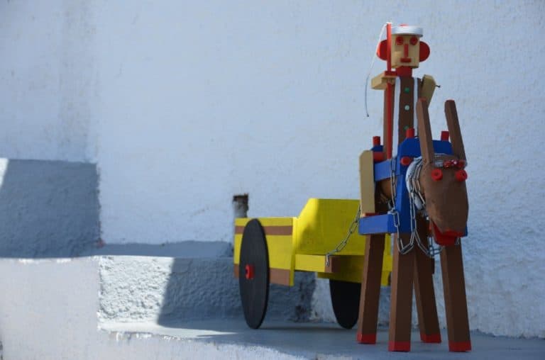 Greece, Santorini, Fira – toy, Aug. 2013 (Santorini)