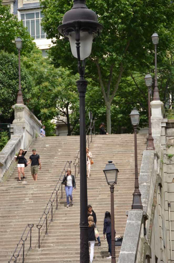 France, Paris – staircase, June 2013 (París)